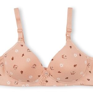 Floral Peach Bra
